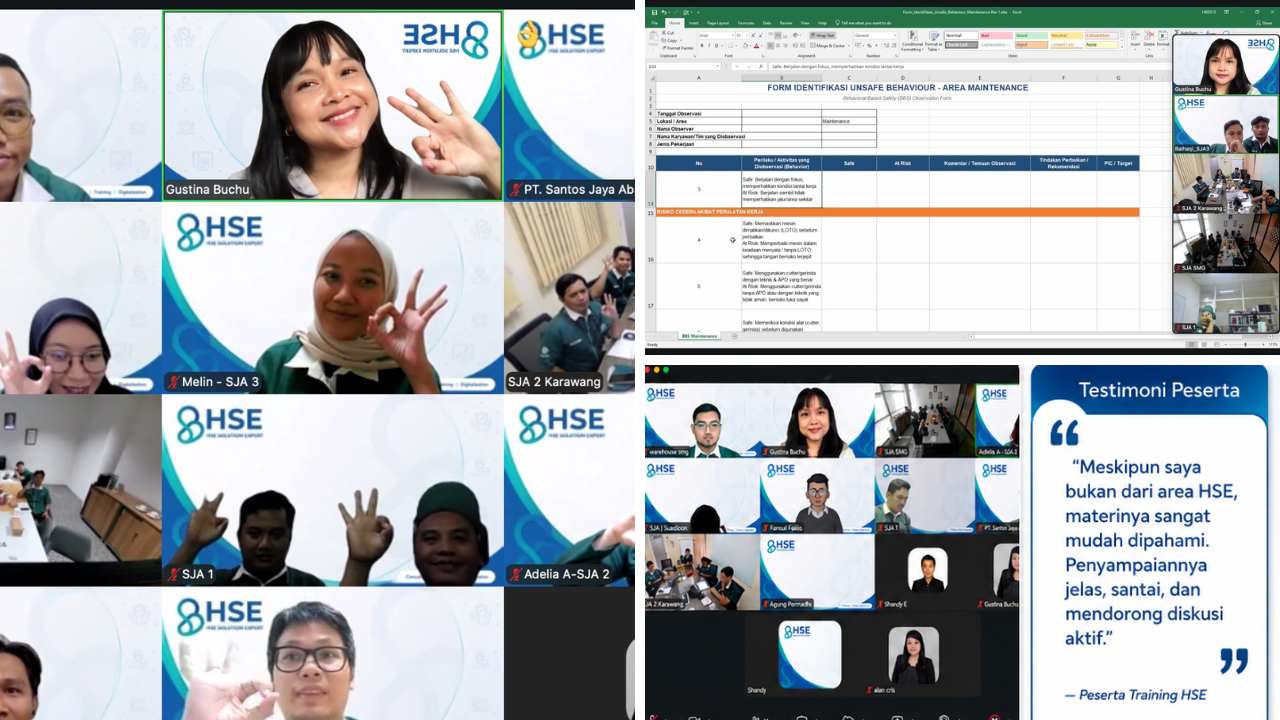 Two Full-Day Engaging Training at Santos Saya Abadi